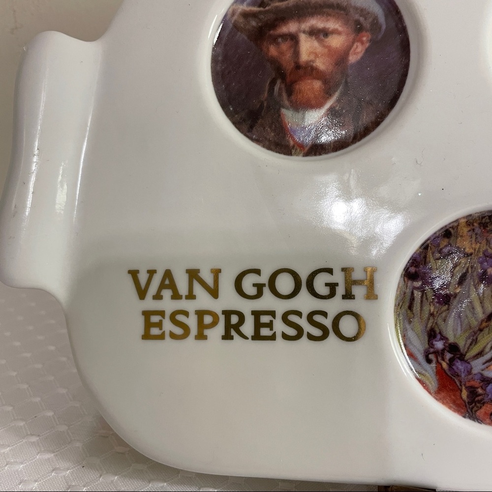 Van Gogh Gear Espresso cups Vodka shot glasses & party serving tray. - Picture 7 of 11